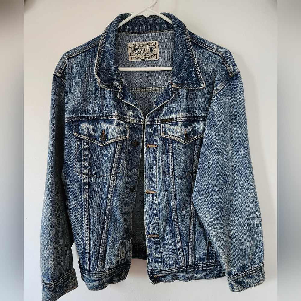 Vintage Acid Wash Denim Jacket